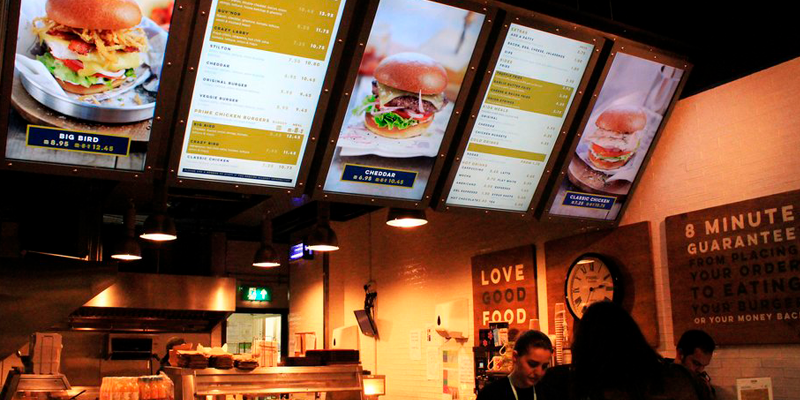 menu board digital