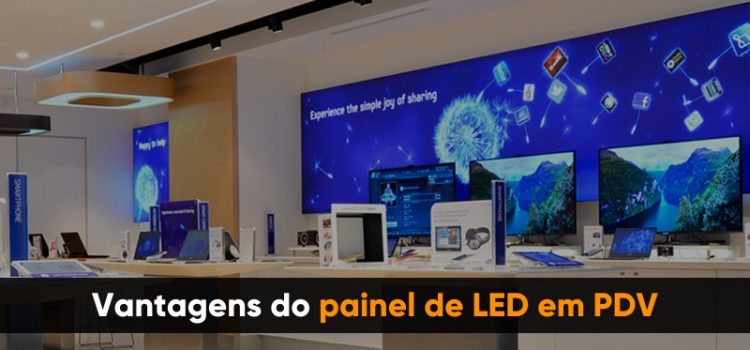 Painel de LED em PDV