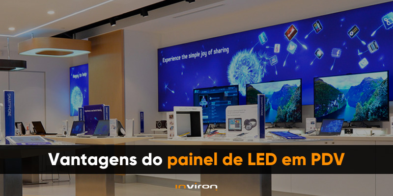 Painel de LED em PDV