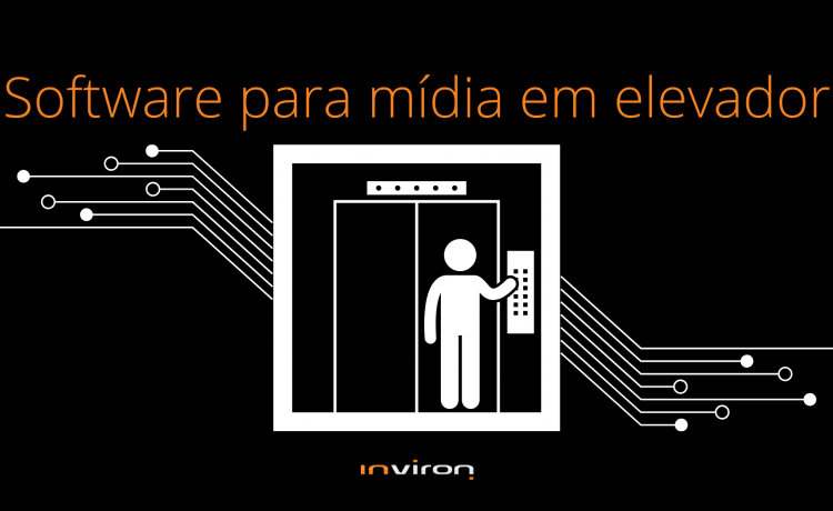 Software para mídia em elevador