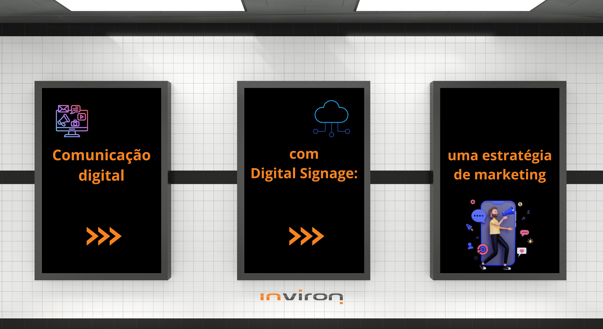 Comunicação digital com Digital Signage